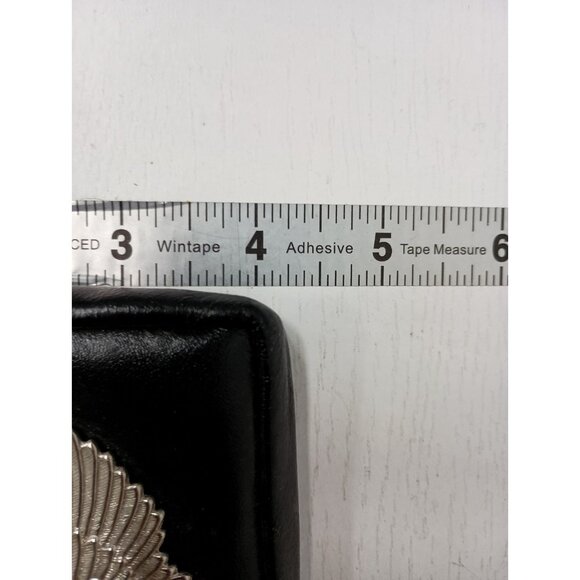 Vintage Harley Davidson Motorcycles Mens Wallet Black Leather Logo Zippered - Picture 6 of 7